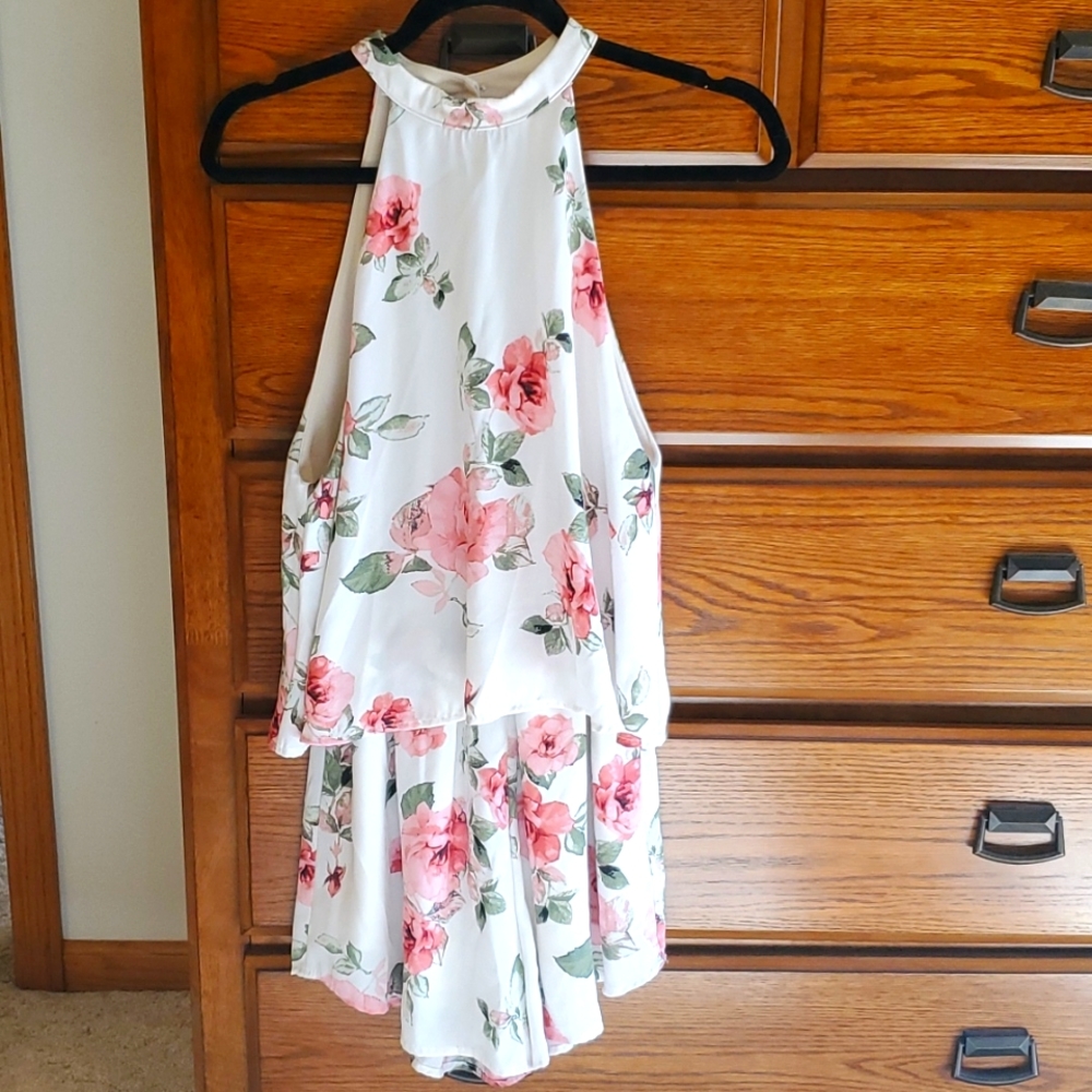 Open back Romper